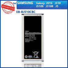 100% Оригинальный 3100 мА/ч, EB-BJ510CBC EB-BJ510CBE для Samsung GALAXY J5 2016 SM-J510 j5109 j5108 J5 аккумулятор телефона с инструментами 2024 - купить недорого
