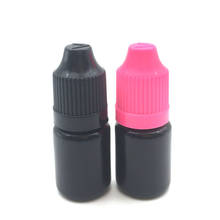 Frasco de aguja vacío de 5CC, fácil de apretar PE frasco de plástico con tapa a prueba de niños, frasco de 5ml, negro, 200 Uds. 2024 - compra barato