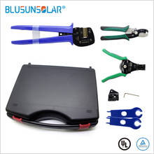 BULSUNSOLAR 1 set solar wire tool kit crimping &cutter& striping tool with Solar connector spanner wrench 2024 - buy cheap