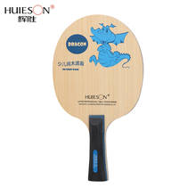 HuIESON-raqueta de tenis de mesa de madera pura de 5 capas, paleta de Ping Pong ultraligera, accesorio de entrenamiento para principiantes 2024 - compra barato
