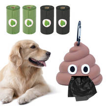 Waste Bag Dispenser for Dog Waste Carrier Green Black Pet Supply Accessory Dog Cat Small Tools Poop Bag Holder 2024 - buy cheap