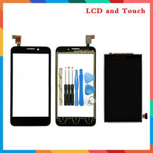 high quality 4.0'' For Alcatel One Touch Fierce OT7024 7024W OT7024 Lcd Display Screen + Touch Screen Digitizer Sensor 2024 - buy cheap
