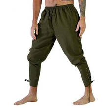 Men Man's Adult Pants Medieval Trousers Costume Pirate Viking Renaissance Leg Bandage Loose Long Pants Men's Clothing Casual 2024 - buy cheap