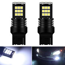 2x t20 led w21w w21/5w lâmpada led 7440 lâmpada de sinal do carro freio reverso luzes diurnas auto lâmpada para opel astra k g meriva 2024 - compre barato