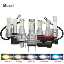 2x H4 Led Car Headlight Bulbs Super Bright CSP Chips 12000ML 80W 6000K H7 H1 9005 HB3 9006 HB4 9012 H11/H8/H9 Headamp Fog Light 2024 - buy cheap