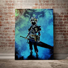 Black Clover Asta Anime Classic Poster Canvas Wall Art Decoration prints for living Kid Children room Home bedroom decor Prints 2024 - buy cheap