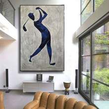 Largr Wall Art Canvas Painting Matisse Abstract Painting Style Human Faces And Figures Painting Golf Painting Home Decor 2024 - buy cheap