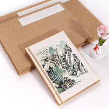 Tarjetas de Papel para pintar, 12 hojas, pintura, caligrafía, Arroz, Retro, Xuan 2024 - compra barato
