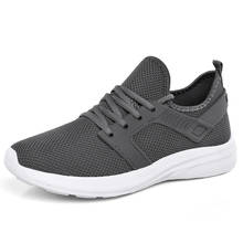 Cheap Man Sneakers Running Shoes For Men Trends Comfortable Sports Shoes Male Ultra Light Walking Shoes Black Grey Zapatillas 2024 - buy cheap