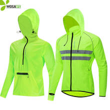 WOSAWE Windproof Men Cycling Jacket Sports Clothing Reflective Bike Downhill Coat Rain Repellent Bicycle Long Jersey Windbreaker 2024 - buy cheap