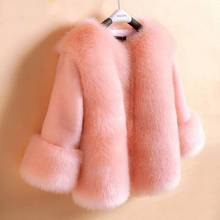 New  Girl Jacket Winter Baby  Faux Fur  Thickness Jacket  Kids Coat 6M-8 Old size  Autumn Winter 9WT028 2024 - buy cheap