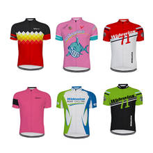 2021 Summer Mens Team Cycling Pro Jersey MTB Uniform Mountain Bike Clothing Quick Dry Bicycle Clothes Short Maillot Layer 2024 - buy cheap