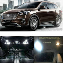 Luces interiores de coche LED para Hyundai max crise maxcruz, mapa de cúpula, lámpara de lectura de pie para puerta, sin error, 10 Uds. 2024 - compra barato