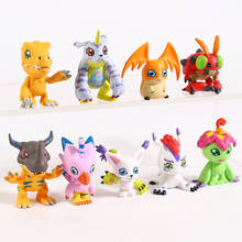 Boneco de pvc digital digimon 9, brinquedo modelo agumon geryão 2024 - compre barato