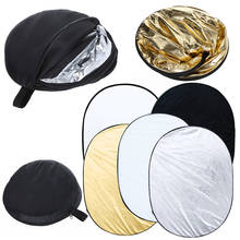 Andoer 5 in 1 Photography Reflector 90x120cm Oval Reflector Multi Portable Collapsible for Studio Photography Lighting Reflector 2024 - buy cheap