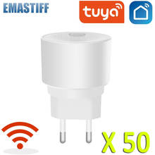 50PCS Tuya smart WIFI mini Gas Detector With plug Combustible Household Smart Gas Alarm Sensor Wifi Home Alarm System Smart Life 2024 - buy cheap
