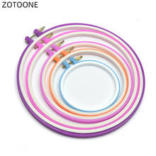 Zotoone-máquina redonda para bordado, círculo para ponto cruz pp, diy, ferramenta para costura, artesanato doméstico 2024 - compre barato