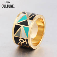 Новое эксклюзивное красивое египетское авататорское цветное кольцо для женского костюма позолоченное металлическое эмалированное ювелирное изделие креативный подарок 2024 - купить недорого