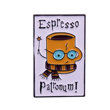 Patronum espresso! Adorável broche de caneca 2024 - compre barato