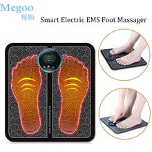 Massageador de pés ems, esteira elétrica para cuidados de saúde, estimulador muscular, melhora a circulação sanguínea, terapia inteligente de relaxamento 2024 - compre barato