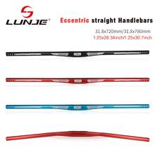 LUNJE Straight Bike handlebar 1.25 *30.7/28.35 inch Bicycle Ultra Long Bar Aluminum Alloy Riser Handlebars mtb Bike Parts 2024 - buy cheap