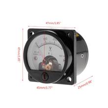 Voltmeter SO-45 AC 0-300V Round Analog Dial Panel Meter Voltmeter Gauge Black  2024 - buy cheap