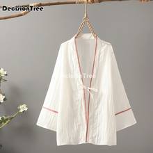 2021 senhoras kimono cardigan blusa elegante qiapo camisas meia manga chinês qipao topos roupas chinês do vintage blusa hanfu 2024 - compre barato