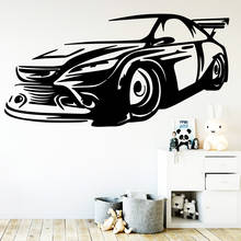 Colorful Sports Car Decorative Sticker Waterproof House Decor Living Room Bedroom Decoration Removable Decal Creative Stickers 2024 - buy cheap