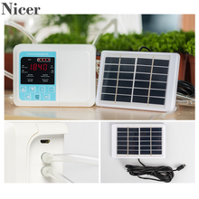 Drip Irrigation System Single Double Pump Automatic Flowers Watering Device Timer Garden Self-Watering Kit Solar Energy Charge 2024 - buy cheap