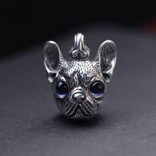 Colgantes con diseño de perro, joyería de plata, colgantes de moda para mujer, joyería de plata de ley 925, regalos para mujer, plata 925 Original 2024 - compra barato