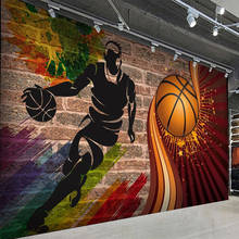 Papel de parede com mural personalizado em qualquer tamanho, fundo criativo 3d de parede de tijolos, restaurante, café, bar, decoração para parede 2024 - compre barato