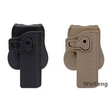 Funda táctica para pistola KWA KJW, accesorios militares de caza, OWB, Airsoft, para mano derecha, cinturón 2024 - compra barato