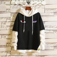 New Spring Autumn Anime Hooded Men Brand Fashion Printed The Sharingan Double Color Hoodies Harajuku Hip Hop Pullover Sweatshirt 2024 - buy cheap