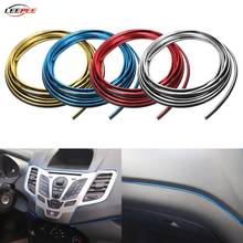 5M Plated Strips DIY Car Stickers Interior Mouldings Door Dashboard Instrument Trunk Bumper Lips Seal Kit 4x4 Auto Accessories 2024 - buy cheap