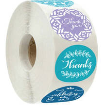 500Pcs/roll Thank You Sticker For Seal Label Scrapbooking Decoration Sticker Stationery Sticker 2024 - buy cheap