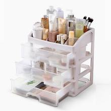 Makeup Organizer Desktop Drawer Storage Boxes Office File Separation Cosmetic Brush Jewelry Container Plastic Finishing Box Rack 2024 - buy cheap