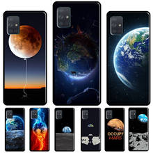 Earth Moon Sun Planet Cover For Samsung A50 A70 A20S A10 A71 A51 A41 A31 A11 A02S A20e A21S A12 A32 A52 A72 Case 2024 - buy cheap