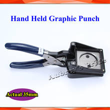 NEW Hand Held Manual Actual Cutting 35MM Paper Graphic Punch Die Cutter for Round 1" 25mm  Button Maker 2024 - buy cheap