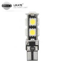 T10 flash estroboscópio 9smd 5050 led iluminação e flash estroboscópio 9led para carro cearance luz super brilhante 6 cores dc12v 2024 - compre barato