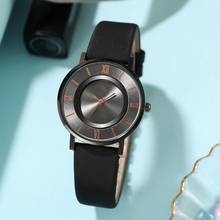 Women Simple 3D Double Layer Dial Roman Numerals Quartz Watch Wristwatch Gift 2024 - buy cheap