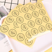 100pcs/pack High Quality Thankyouforeverything Sealing Stickers Scrapbooking Cute Stickers Round Transparent Self-adhesive 2024 - buy cheap