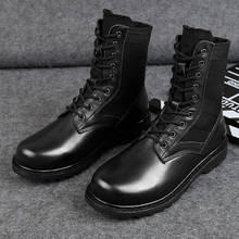 Botas militares masculinas para combate, novas botas táticas respiráveis de outono e inverno, bota de cowboy, uso militar, para combate, outono e inverno, 2019 2024 - compre barato