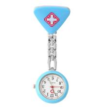 Clip Nurse Pendant Pocket Quartz Red Cross Brooch Nurses Watch Fob Hanging reloj de bolsillo drop shipping 2024 - buy cheap