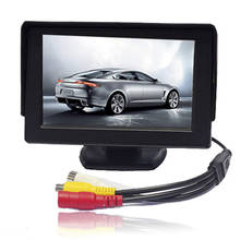 Monitor do carro 4.3 "tela para câmera de visão traseira reversa tft lcd hd cor digital 4.3 Polegada pal/ntsc 2024 - compre barato
