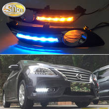 SNCN 2PCS LED Daytime Running Light For Nissan Sentra 2012 - 2015 Car Accessories Waterproof ABS 12V DRL Fog Lamp Decoration 2024 - buy cheap