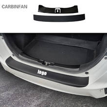 Adesivo de fibra de carbono para honda fit jazz gk5 2014-2018, para o porta-malas traseiro, guarnição do carro, borda lateral, adesivos c1465 2024 - compre barato