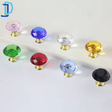 Crystal Shake Handle Faceted Ball Knobs Single Hole Modern Chest Cupboard Door Pulls Furniture Knobs Cabinet Handles 2024 - buy cheap