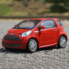 WELLY-modelo de coche de aleación Aston Martin Cygnet, vehículo de Metal fundido a presión, colecciona regalos, juguete de transporte tipo no remoto, 1:24 2024 - compra barato