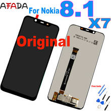 6.18 Original LCD For Nokia 8.1 TA-1119 TA-1121 TA-1128 TA-1131 LCD Display Touch screen Digitizer Assembly For Nokia X7 Display 2022 - buy cheap