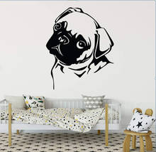 YOYOYU-Vinilo impermeable extraíble para mascotas, pegatina de arte de pared para mascotas, Mural de vinilo para mascotas, decoración del hogar, pegatina de pared para cachorro HL323 2024 - compra barato